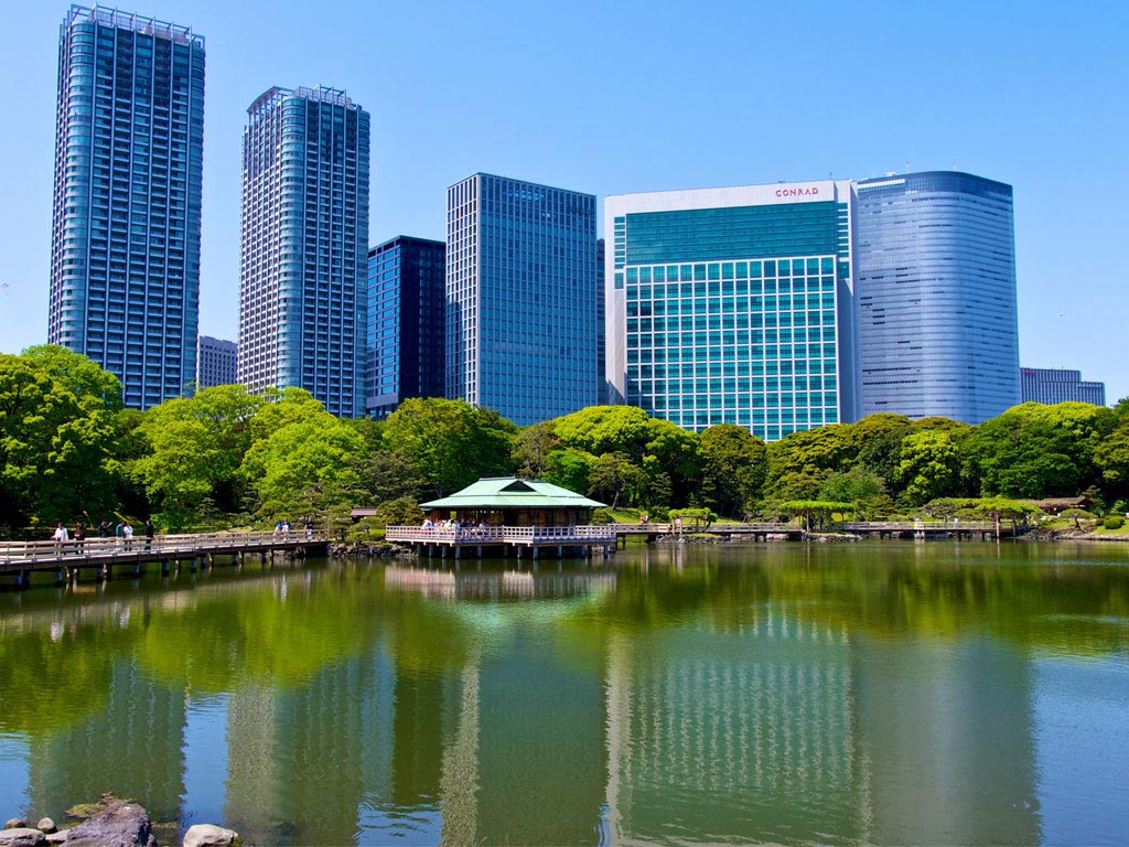 Hamarikyu Park - Ginza, Chuo, Tokyo