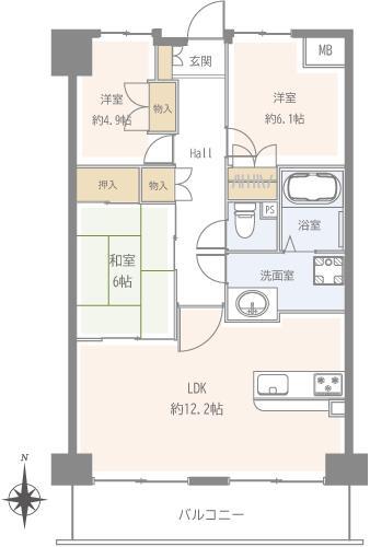 Sunvert Hashimoto Twin Tower Room 2-1003 thumbnail