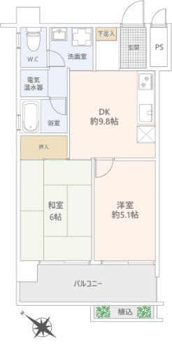 Line Corpo Hakozaki Room 602