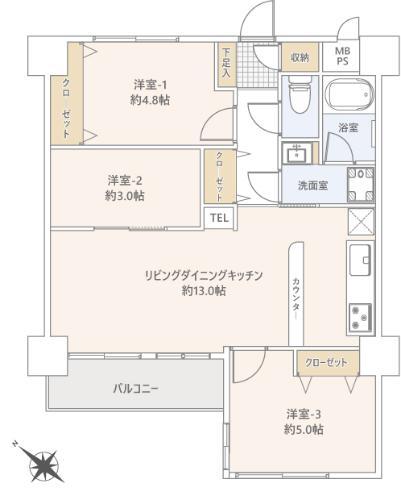 Lions Mansion Itabashi Ohara Room 502 thumbnail