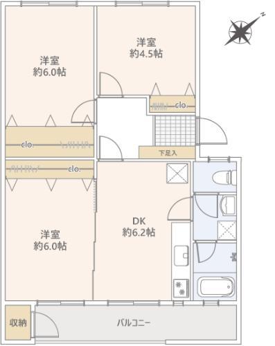 Tachikawa Hagoromocho Housing Building 2, Room 308 thumbnail