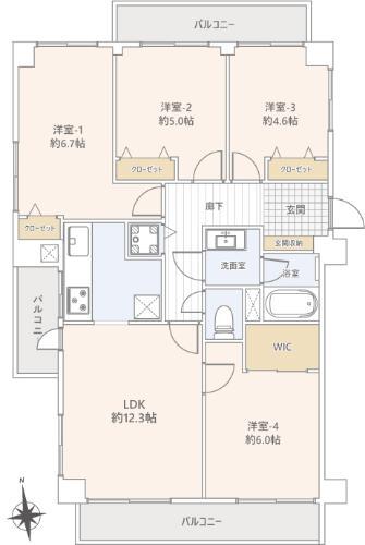 Sunline Seijo Heights Room 501 thumbnail