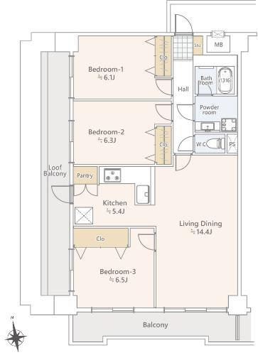 Tokan Mansion Oshima Building C Room 604 thumbnail