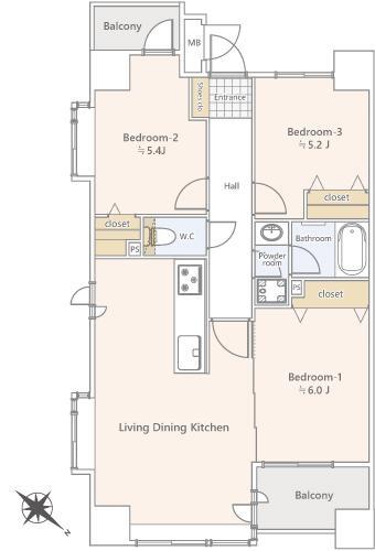 Bay Heights Sakuragicho Room 1102 thumbnail