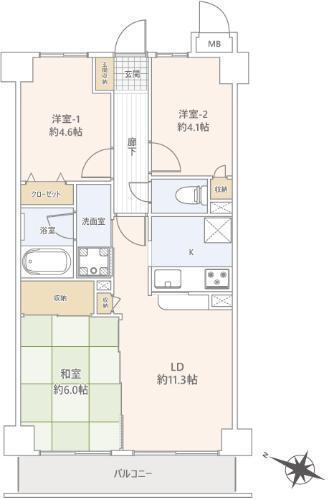 Crescent Saginuma Room 603 thumbnail