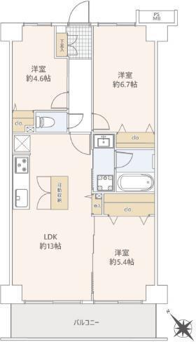 Esthe Square Shintokorozawa Room 308 thumbnail