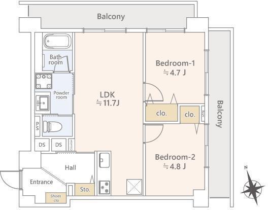 Nishifunabashi Family Mansion Room 608 thumbnail