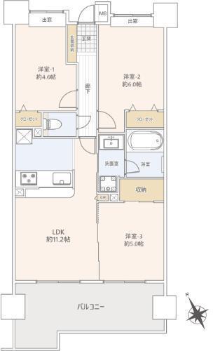 Nisshin Palace Stage Sagamigaoka Room 704 thumbnail