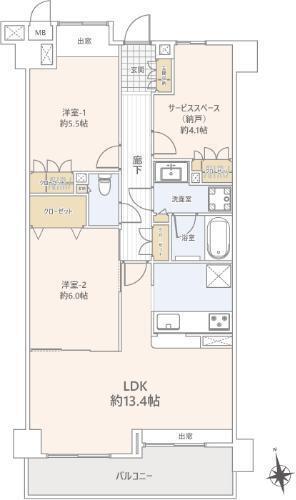 Tokyu Doel Ars Okurayama East Room 409 thumbnail