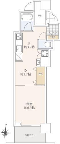 East Commons Kiyosumi Shirakawa Front Tower Room 411 thumbnail