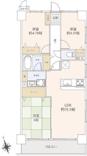 Pier Court Kasukabe No. 2, Room 204 thumbnail