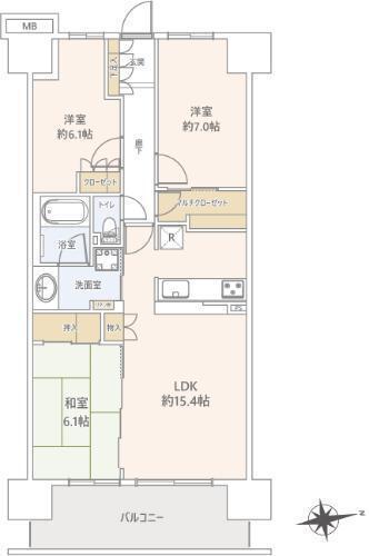 Garden Gate Chiba New Town Central East Room 405 thumbnail