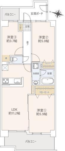 Park Ageo No.2 Building Room 604 thumbnail