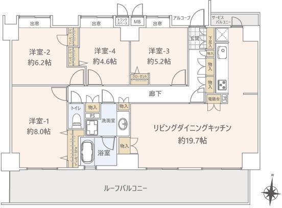 Crescent Kamata III Room 1103 thumbnail