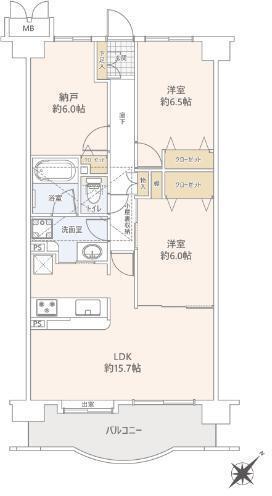 Excel Nishi-Chiba Room 1014 thumbnail