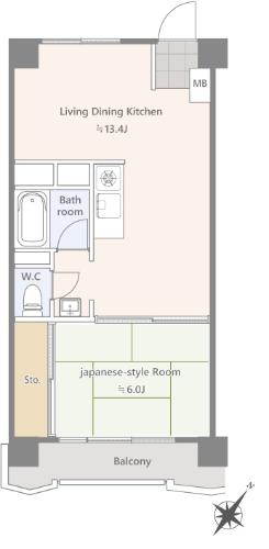 Yutaka Heights Room 204