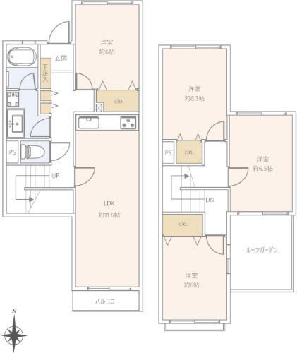 Home Town Miyamae Housing Building 6 Room 203